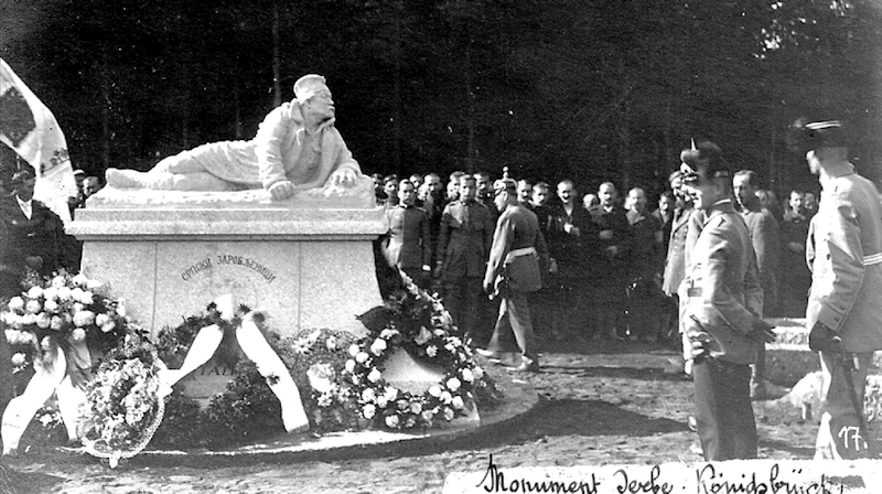 Weihe des Serben-Denkmals, 1918